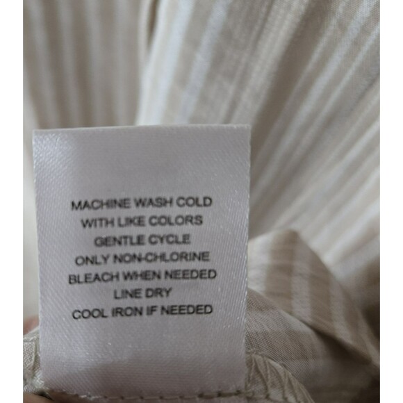 Fred & David Women's Size Medium Striped Tie Waist Button Up Shirt Dress NWT - Picture 9 of 10